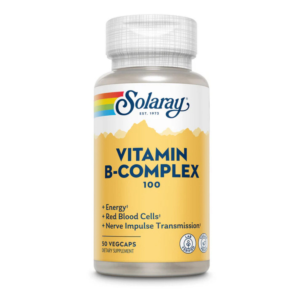 Комплекс витаминов группы В Solaray Vitamin B-Complex 100 50 раст капс Киев - изображение 1