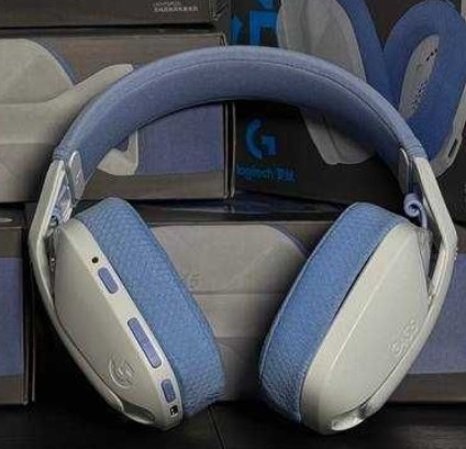 Logitech G435 LIGHTSPEED White — легкі бездротові навушники. Київ - фото 1