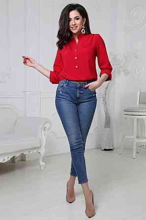 Жіноча блузка "Sellin" оптом | Норма і батал 42-44, Червоний Київ
