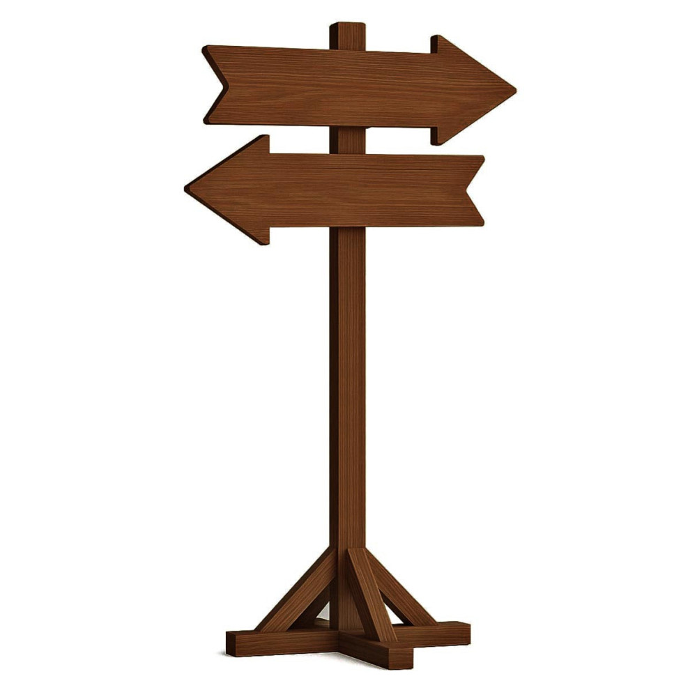 Напольная стрелка-указатель 