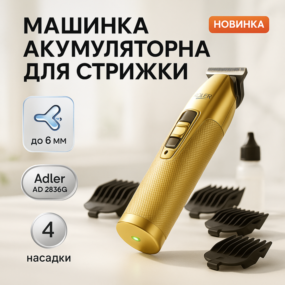 Модная машинка для стрижки волос, Набор для стрижки с регулируемой длиной, Хороший беспроводной триммер VC-79 Львов - изображение 12
