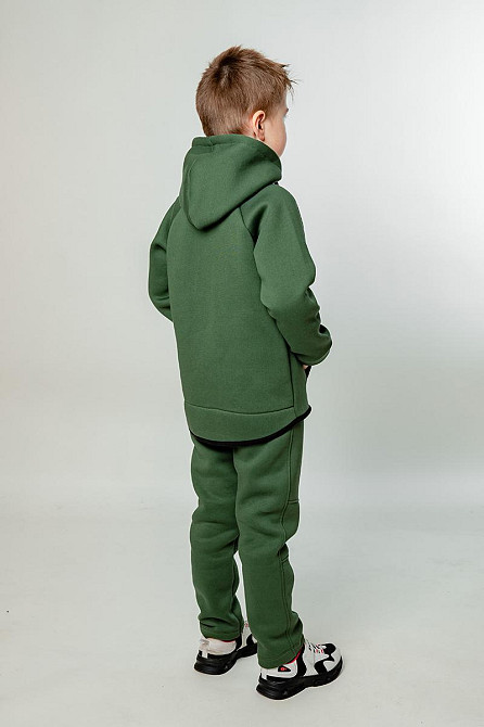 Спортивний костюм, для хлопчика, хаки, 100% бавовна, начіс, тринитка топ Крохатушка одяг Київ - фото 2