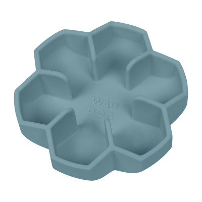 Универсальная посуда для животных WAUDOG Silicone миска для медленного питания 750 мл серая (235411) Винница - изображение 1