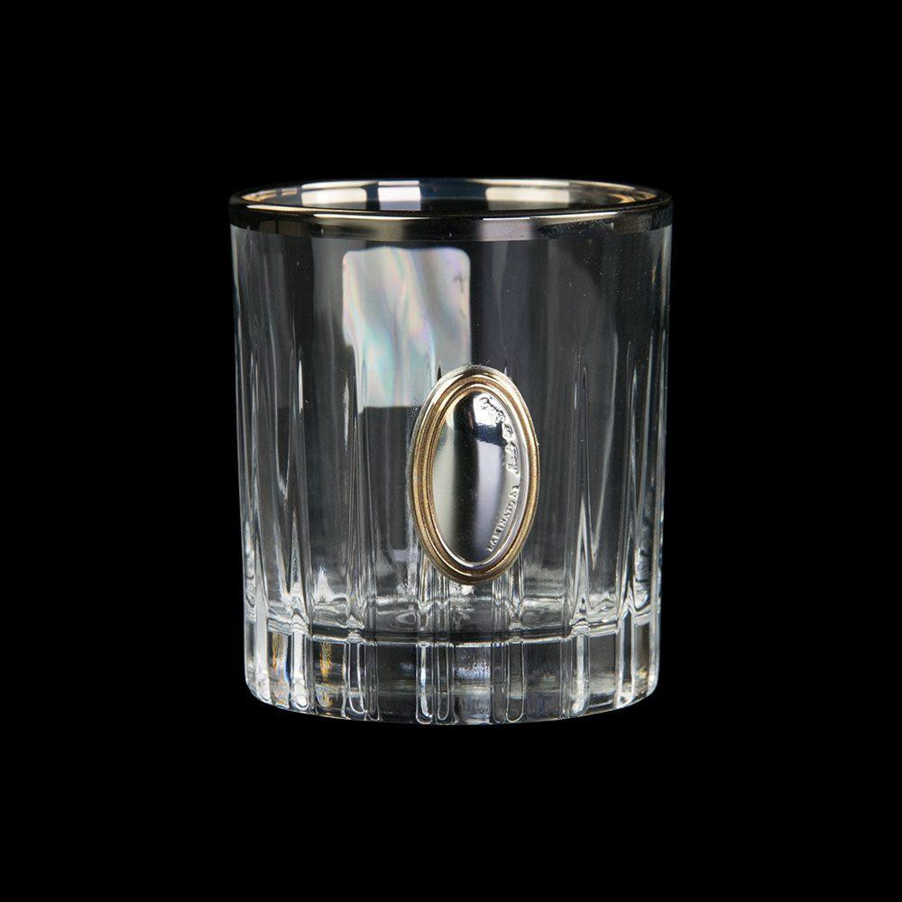 Набір для віскі Boss Crystal Генеральский (графин + 4 келихи) декорований золотом і сріблом Вінниця - фото 4