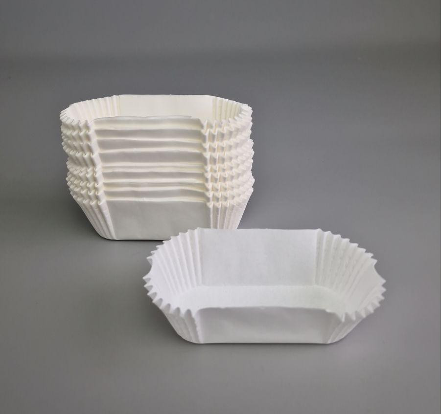 Тартолітка для чизкейка П8 Прямокутна біла (35х80х30) (100 шт.) (1 уп.) Харків - фото 1