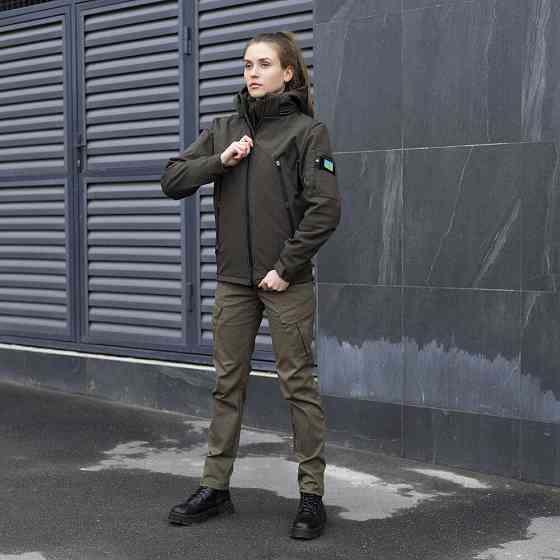 Тактична хакі куртка для жінок Pobedov Motive Київ