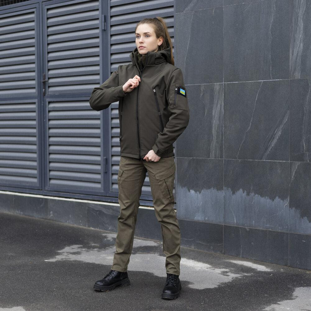 Тактична хакі куртка для жінок Pobedov Motive Київ - фото 6