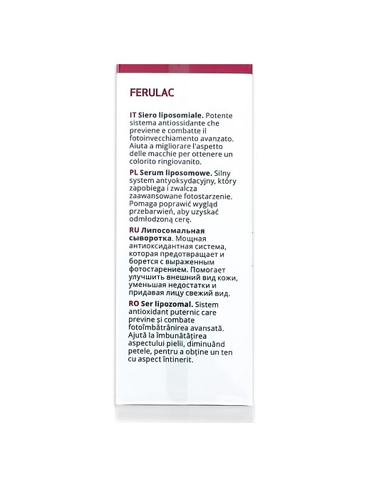 Сесдерма Ferulac Ліпосомальна ферулова сироватка проти зморшок та старіння Ferulac Liposomal Serum, 30 мл Дніпро - фото 2