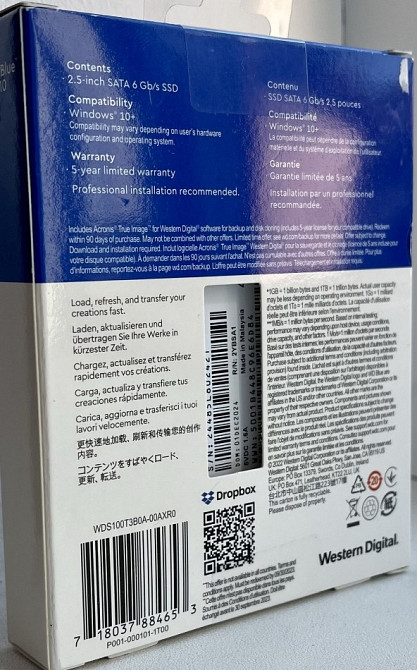 Накопичувач SSD WD Blue SA510 1Tb. Харьков - изображение 4