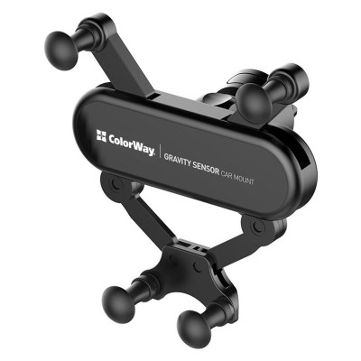 Універсальний автотримач ColorWay Gravity Sensor Holder Black (CW-CHG11-BK) Вінниця - фото 10