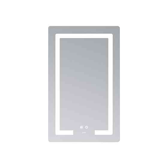 Дзеркало Lidz Kubis (KU2) 500х800 з LED-підсвіткою Touch, з антизапотіванням, з димером, рег. яскравості LD78LF936508048448 Київ