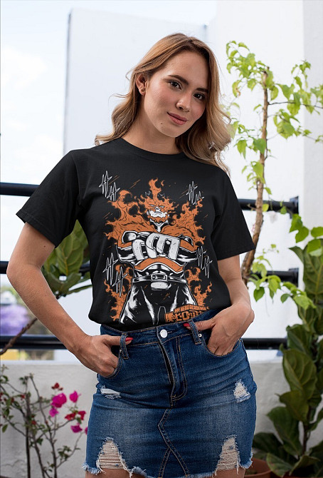 Футболка для мальчика аниме Моя геройская академия оверсайз (рост от 165 до 180 ) Черний AnimeJ0220m Днепр - изображение 2