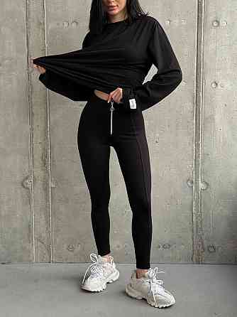 Женские повседневные леггинсы с молнией турецкий трикотаж алекс Одесса