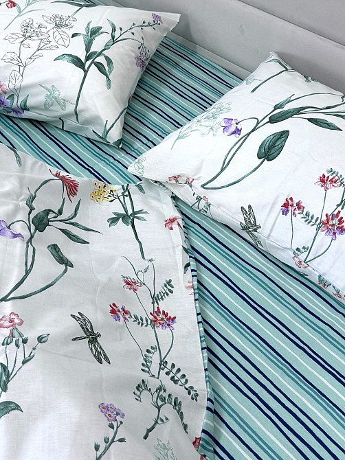 Ecotton Комплект постільної білизни Ecotton двоспальний Сімейний 150х215 см сатин білий (рис. 2 Коломыя - изображение 2