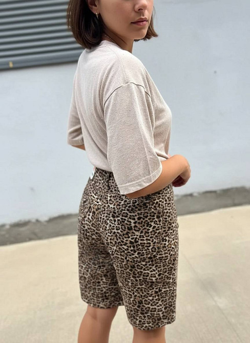 Шорты женские джинсовые X Denim 2082 Mom бермуды леопардовые коричневые, коричневый, 36 Киев - изображение 17