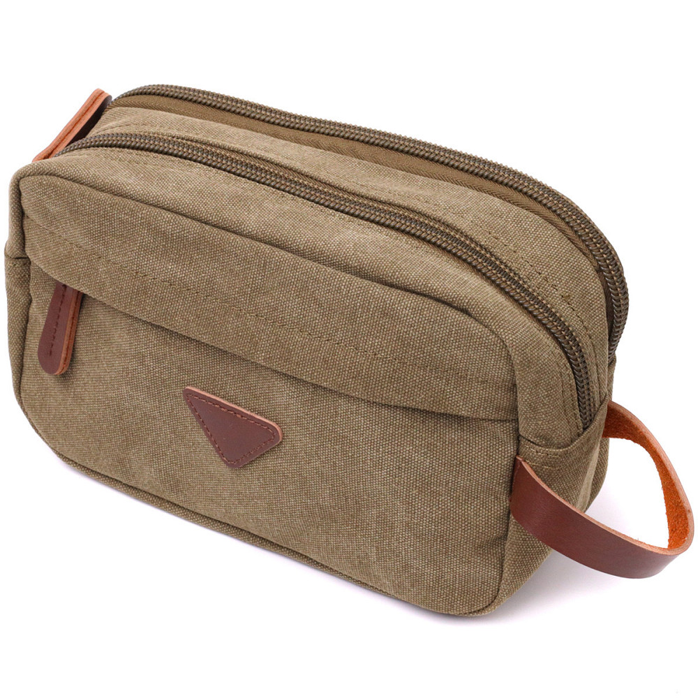 Чоловіча барсетка на два відділення з якісного текстилю Vintage 22231 Оливковий Київ - фото 1