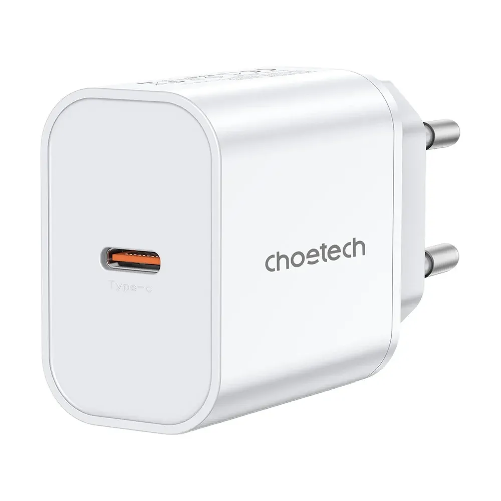 Мережевий зарядний пристрій Choetech PD3042 mini PD45W USB-C White (43-00156) Киев - изображение 1