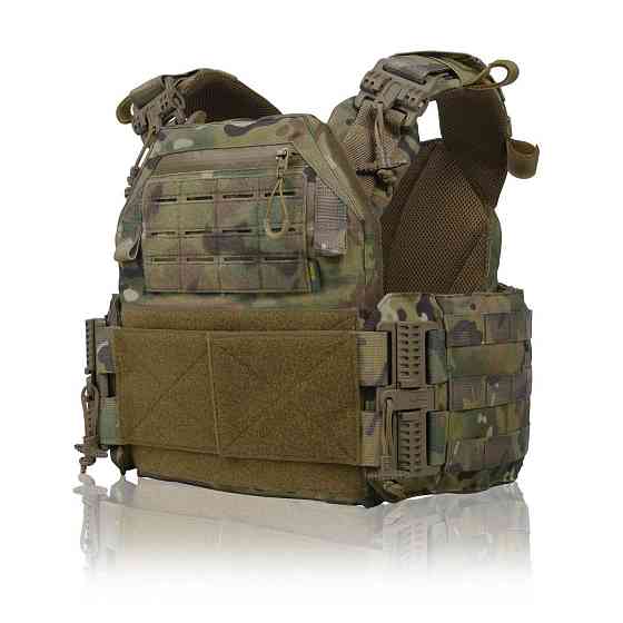 Штурмова плитоноска мультикам з швидким скиданням плитоноска kiborg  тактична військова плитоноска мультикам   WAR Львів