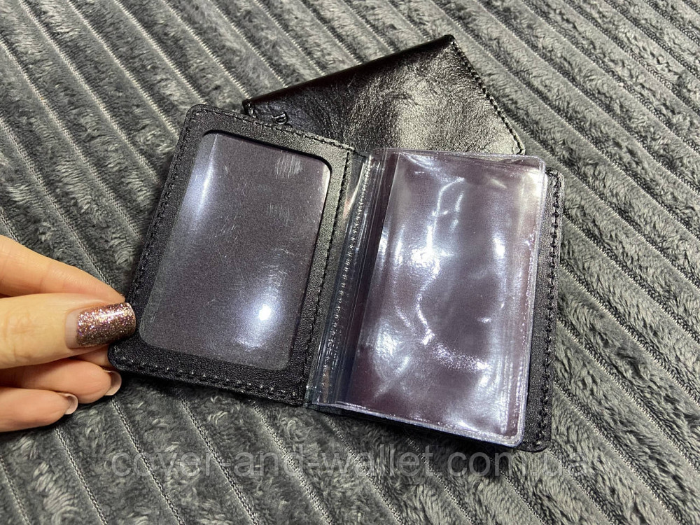 Шкіряна обкладинка для ID паспорта і авто документів з натуральної шкіри ST Leather Київ - фото 3