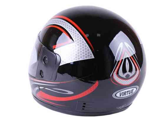 Шлем мотоциклетный интеграл МD-A105 (черно-красный глянцевый, size L) Мукачево