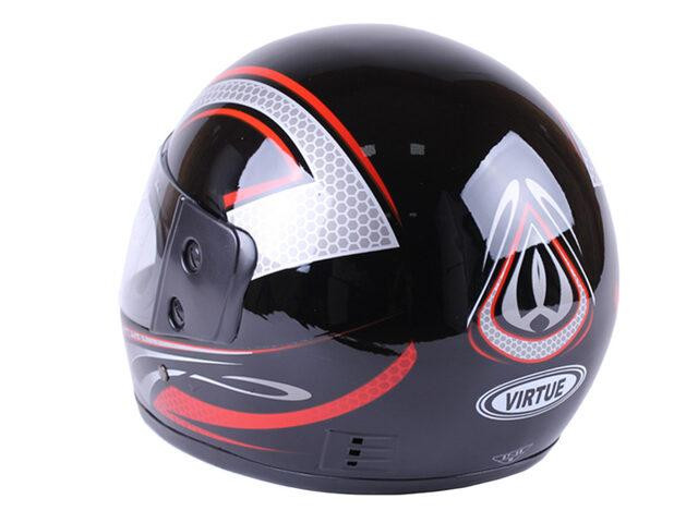 Шолом мотоциклетний інтеграл МD-A105 (чорно-червоний глянсовий, size L) Мукачево - фото 2