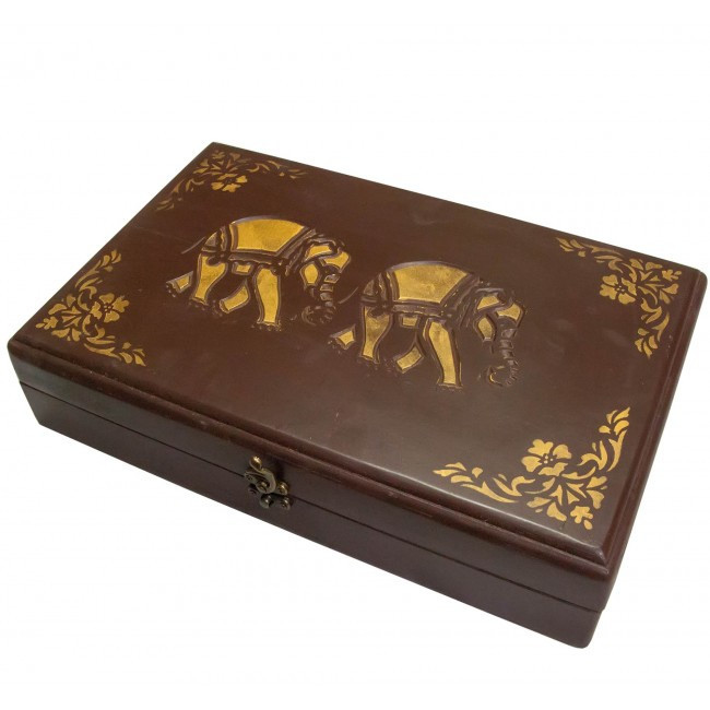 Футляр для зберігання келихів різьбленої Слони Київ - фото 1
