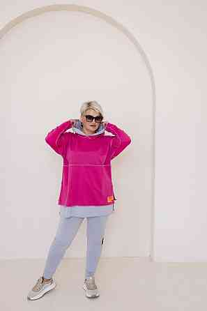 Женский прогулочный костюм двунитка Малина, 54/58 Одесса