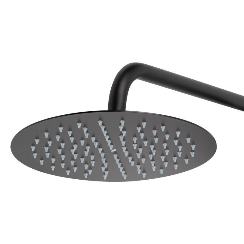 Душова система зовнішнього монтажу Qtap Sloup 51105OGB чорний мат Київ - фото 7