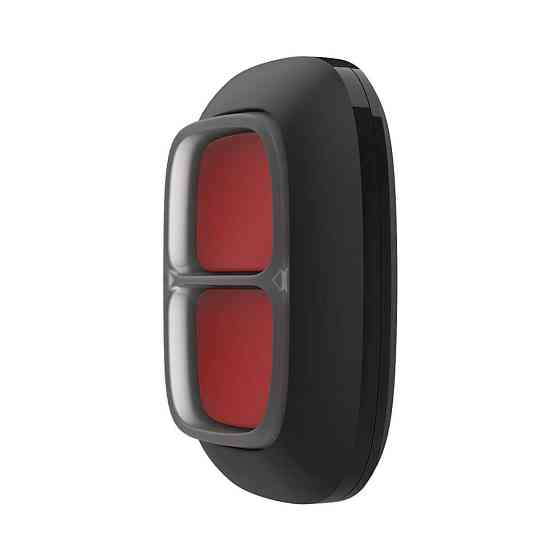 Бездротова екстрена кнопка Ajax DoubleButton (8EU) ASP black з захистом від випадкових натискань Київ