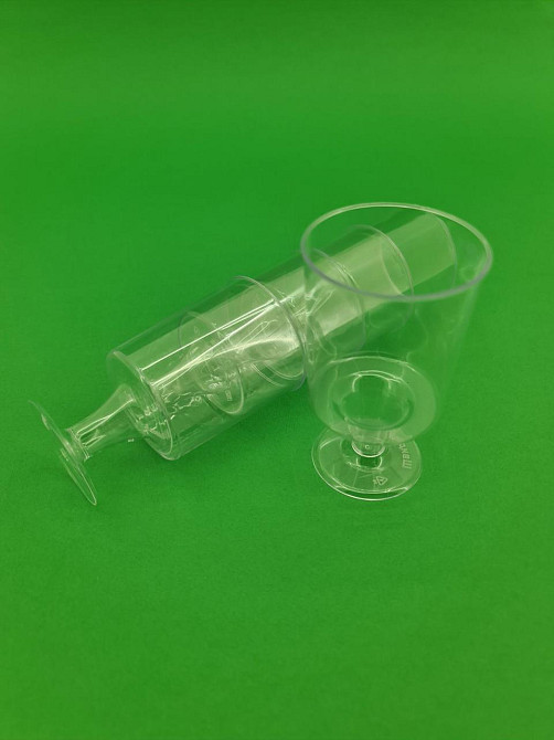 Рюмка стеклоподобная (на ножке)100 гр(а16) (16 шт) Харьков - изображение 1