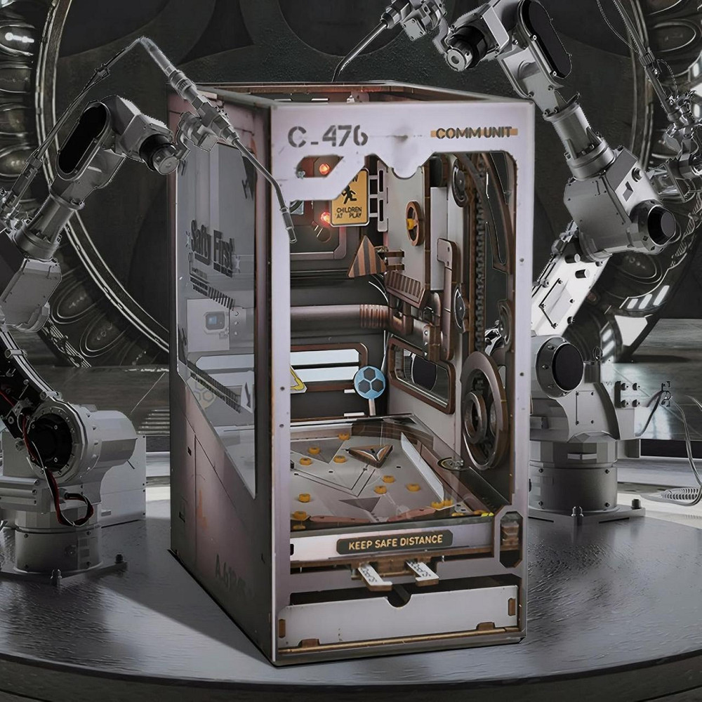 3D Румбокс бук нук DIY Книжний Кіберпанк + Пилозахисний купол SL-17 Київ - фото 2