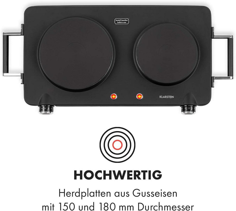 Електрична подвійна варильна плита Klarstein Cookorama, 2250 Вт з Німеччини Дніпро - фото 4