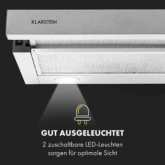 Вытяжка Viola нержавеющая сталь 59,6 см 612 м³/ч EEC A серебро серебро (Германия, читать описание) Ровно