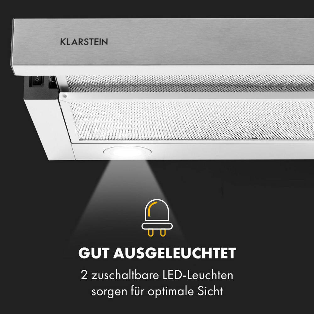 Витяжка Viola неіржавка сталь 59,6 см 612 м3/год EEC A срібло (Німеччина, читати опис) Рівне - фото 5