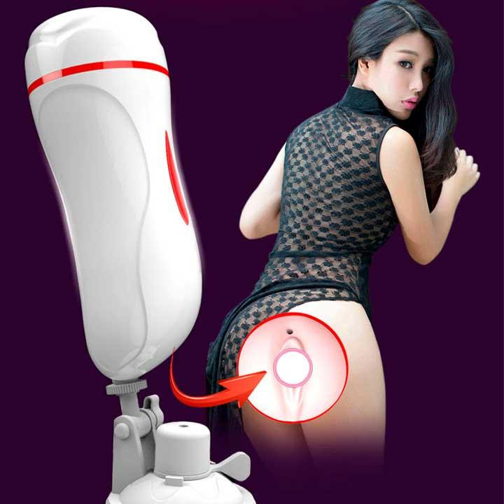 Мастурбатор із присоскою та вібрацією попа-вагіна "Eternal Love" Вінниця - фото 3