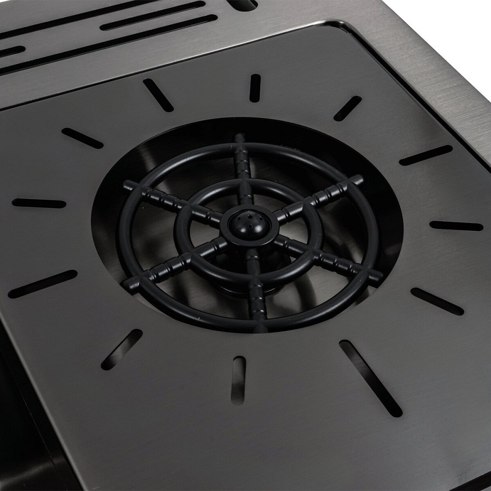 Кухонна мийка чорна PVD 78*46 Platinum Handmade Коломыя - изображение 7