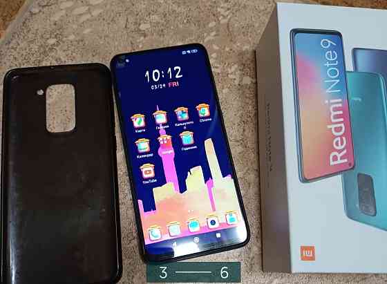 Телефон: Redmi Note 9, б/у , экран целый , камера 48 МР. Киев