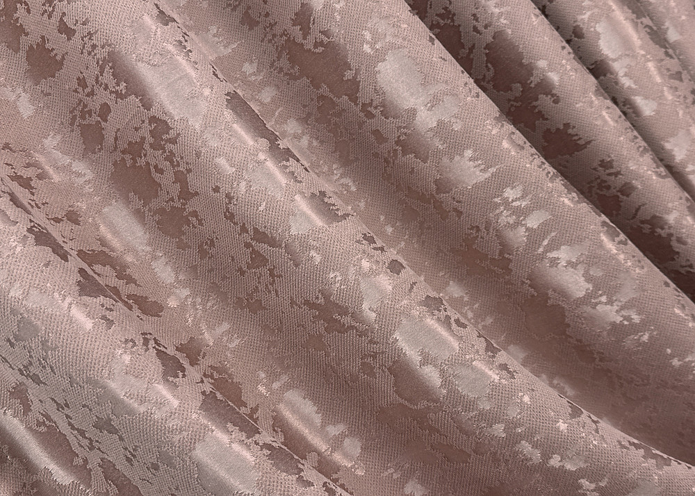 Комплект готових штор VR-Textil Льон мармур Pavliani VO № 1716ш пудровий 130х270 см 2 шт (39-140) Київ - фото 6