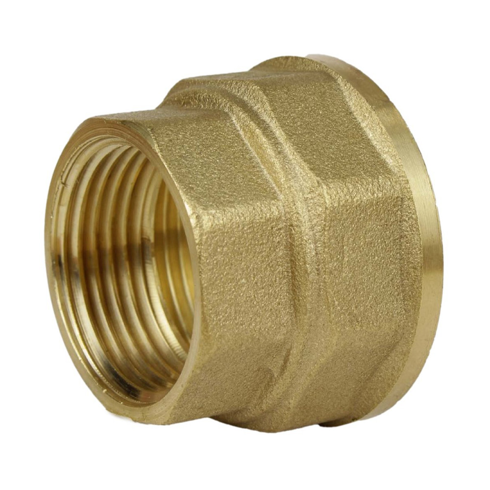 Муфта редукційна 2″х 1 1/4″ВВ латунна восьмигранна А0340А Тернопіль - фото 1