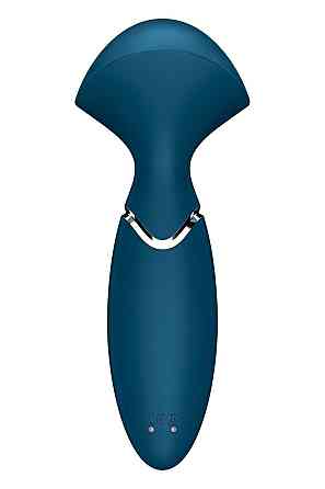 Универсальный компактный мощный массажер Satisfyer Mini Wand-er синий Sex Aura Киев