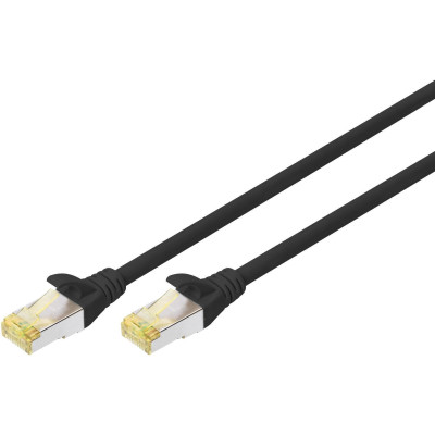 Патч-корд 3м CAT 6a S-FTP, AWG 26/7, Cu, PVC, black Digitus (DK-1644-A-030/BL) Вінниця - фото 1