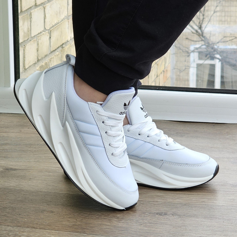 Кроссовки Adidas $harks Женские Адидас Белые Акулы (размеры: 36,37,39) Днепр - изображение 3