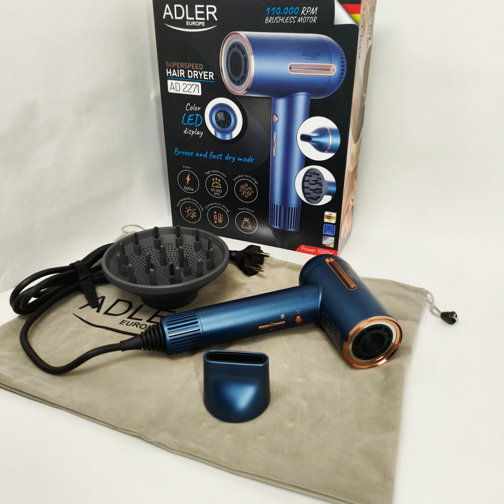 Фен для укладання будь-якого волосся, Фен для легкої укладки волосся Фени сушіння KA-40 Львів - фото 7