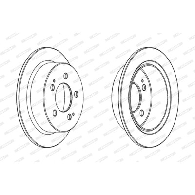 Гальмівний диск FERODO DDF1753C Вінниця - фото 1