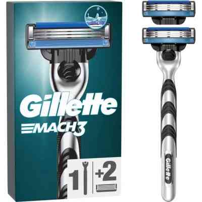 Бритва Gillette Mach3 с 2 сменными картриджами (7702018020706/7702018020676) Винница