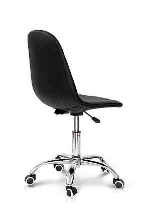 Стілець офісний Марсель, шкірзам чорний Київ