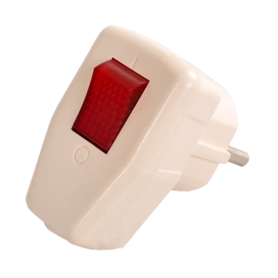 Вилка з вимикачем YW-7352 Харків