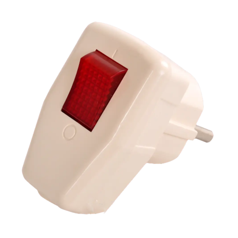 Вилка з вимикачем YW-7352 Харків - фото 1