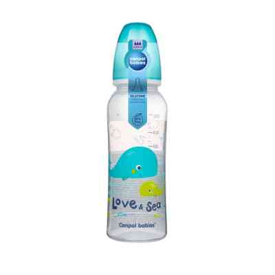 Пляшечка для годування Canpol babies PP LOVE&amp;SEA 250 мл бірюзовий (59/400_tur) Вінниця