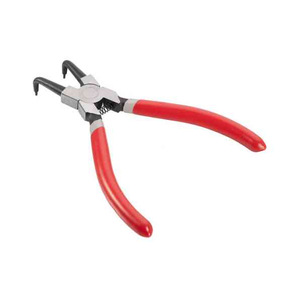 Щипці вигнуті INTERTOOL HT-7006, 150 мм - для внутрішнього монтажу кілець Львів